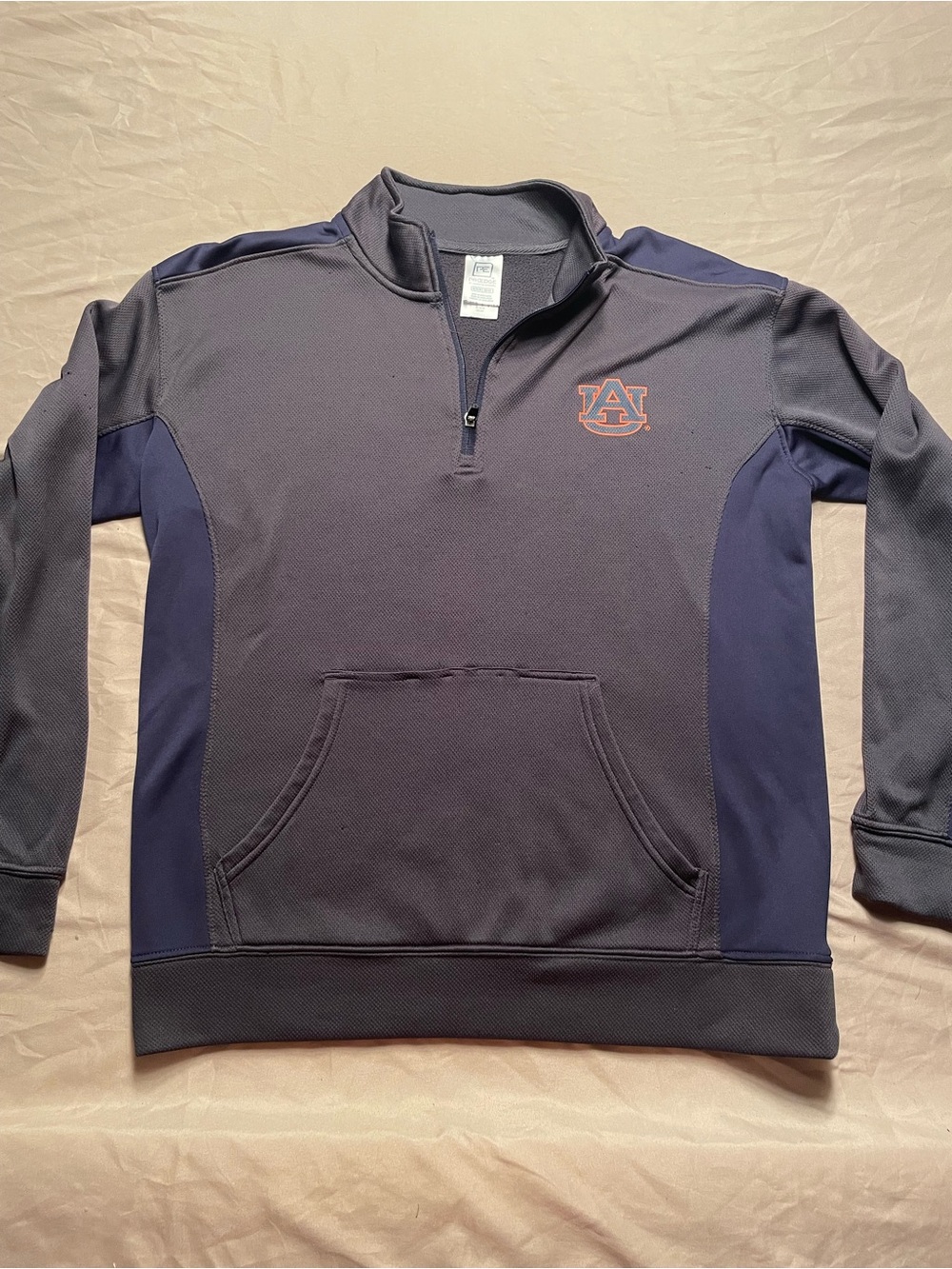 Auburn Tigers Quarter-Zip Pullover ProEdge by Knights Apparel NCAAF - Men’s M
